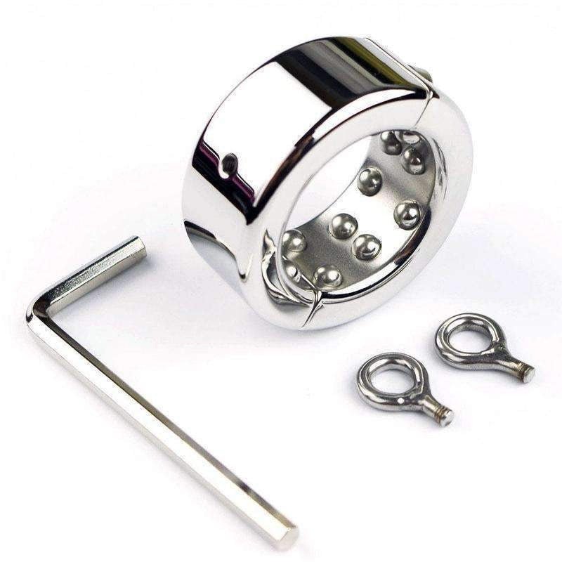 The Ball Breaker - Ball Stretcher with Ankle Cuffs - Oxy-shop