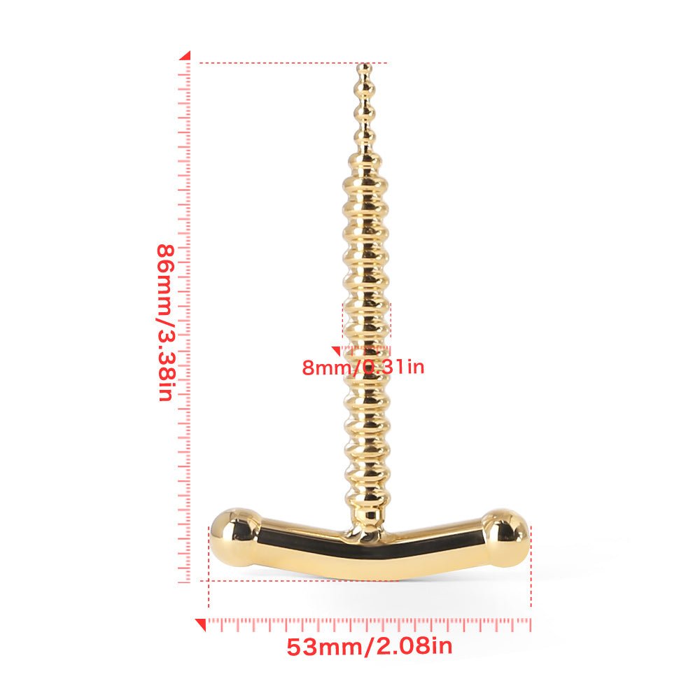 "The CorkScrew" - Penis plug | 0.3In wide - Oxy-shop