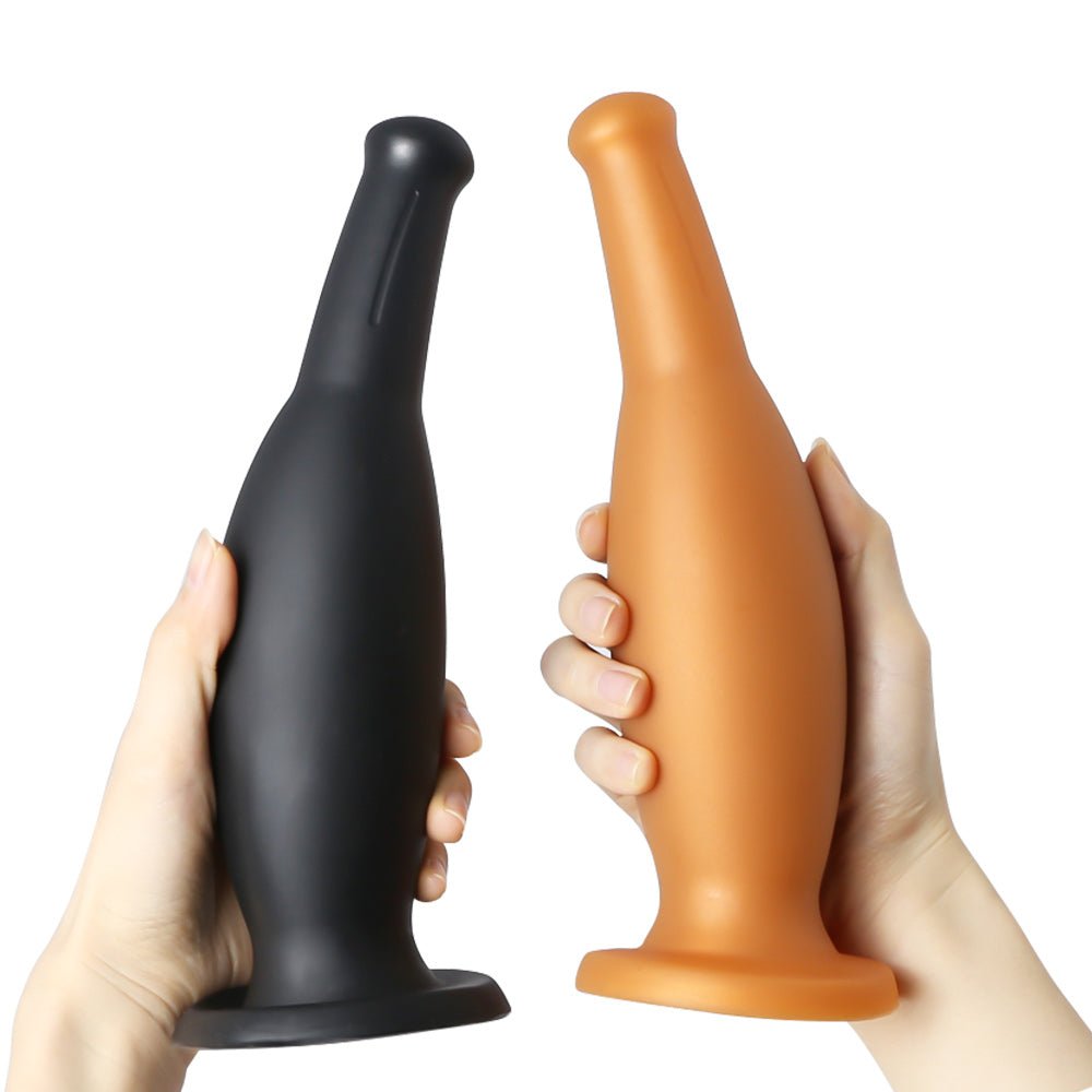 "The knot" Butt plug & Dildo - Black or Orange - Oxy-shop