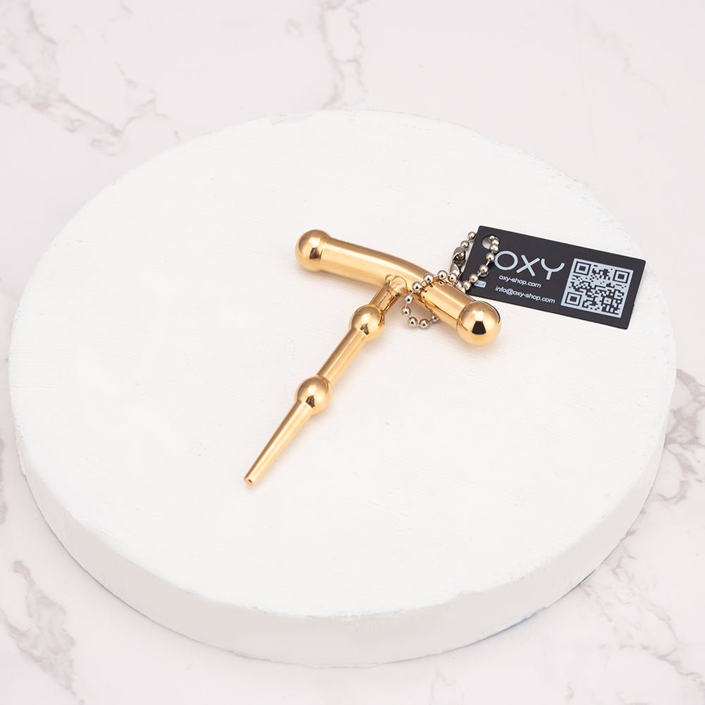 "The Ribbed Sensation" - Penis plug | 0.3In wide - Oxy-shop