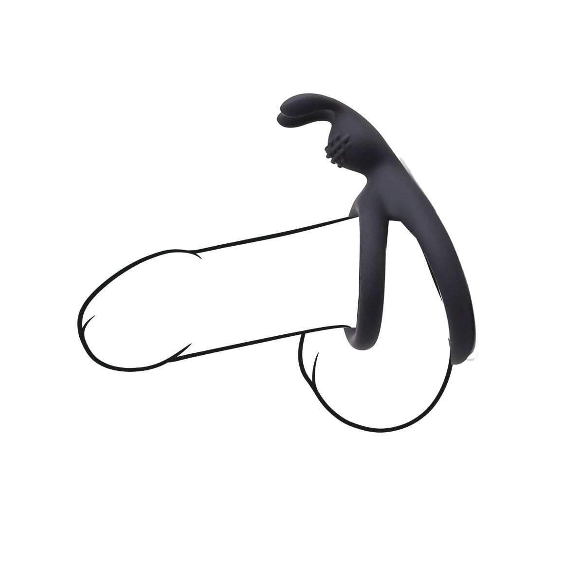 The Tickling Bunny - Cock Ring - Oxy-shop