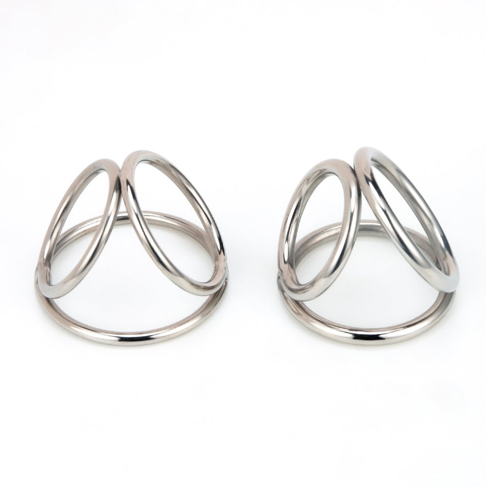 Triple Cock & Ball Ring - Oxy-shop