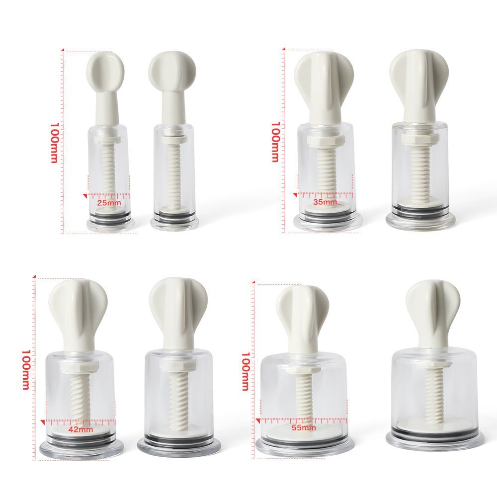 Twist Action - Nipple Suction cups - Multi Sizes - Oxy-shop