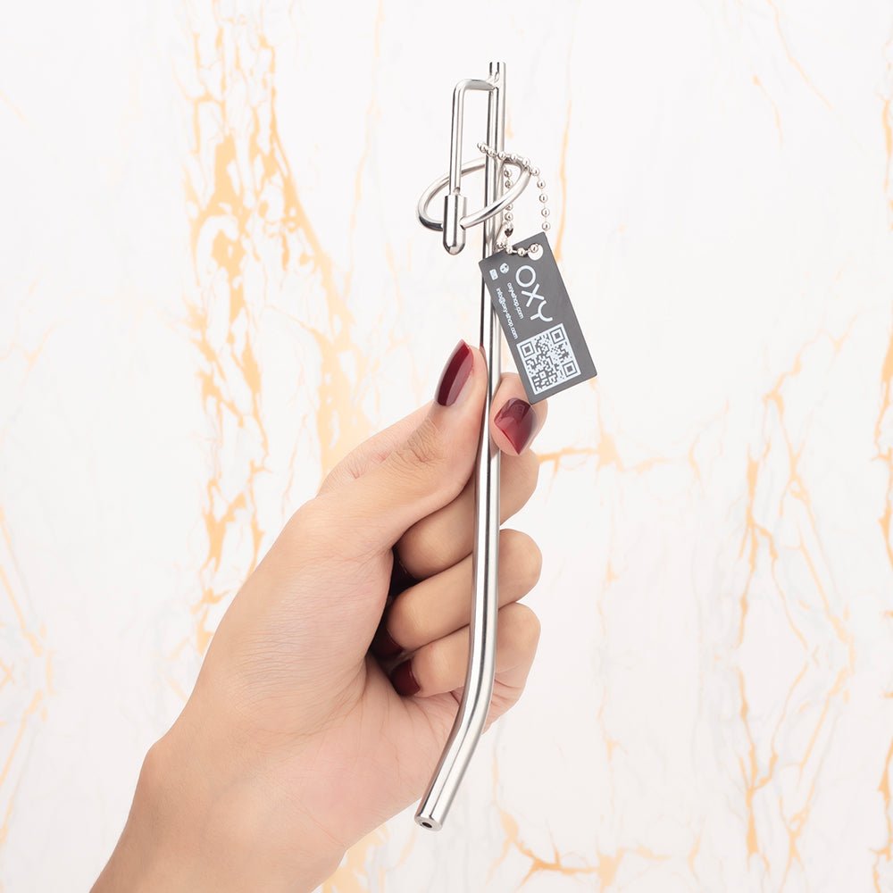 UP09 - Curved Hollow Sound with Glans Ring - Oxy-shop