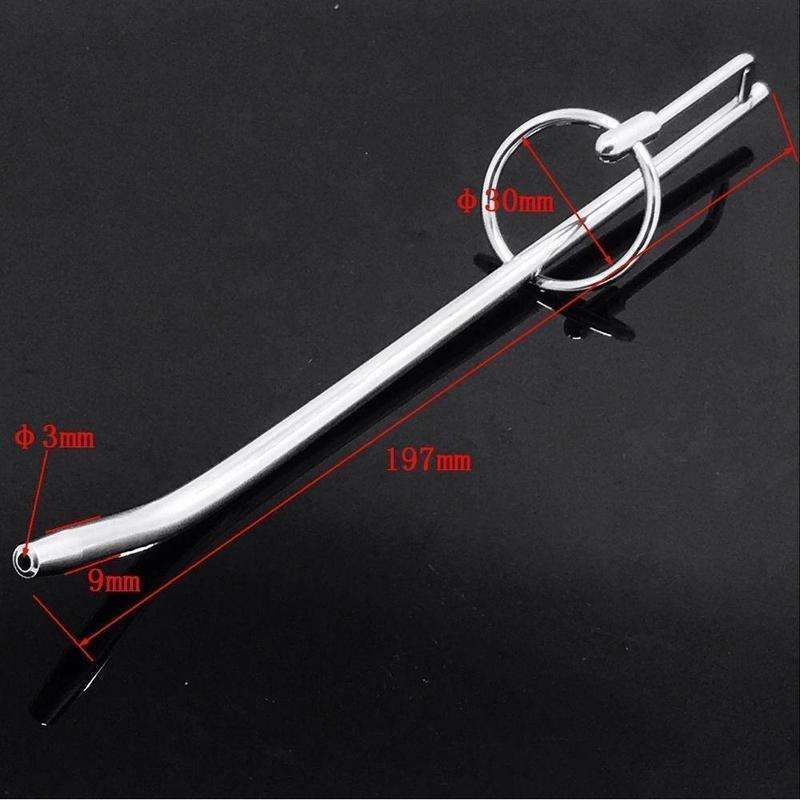 UP09 - Curved Hollow Sound with Glans Ring - Oxy-shop