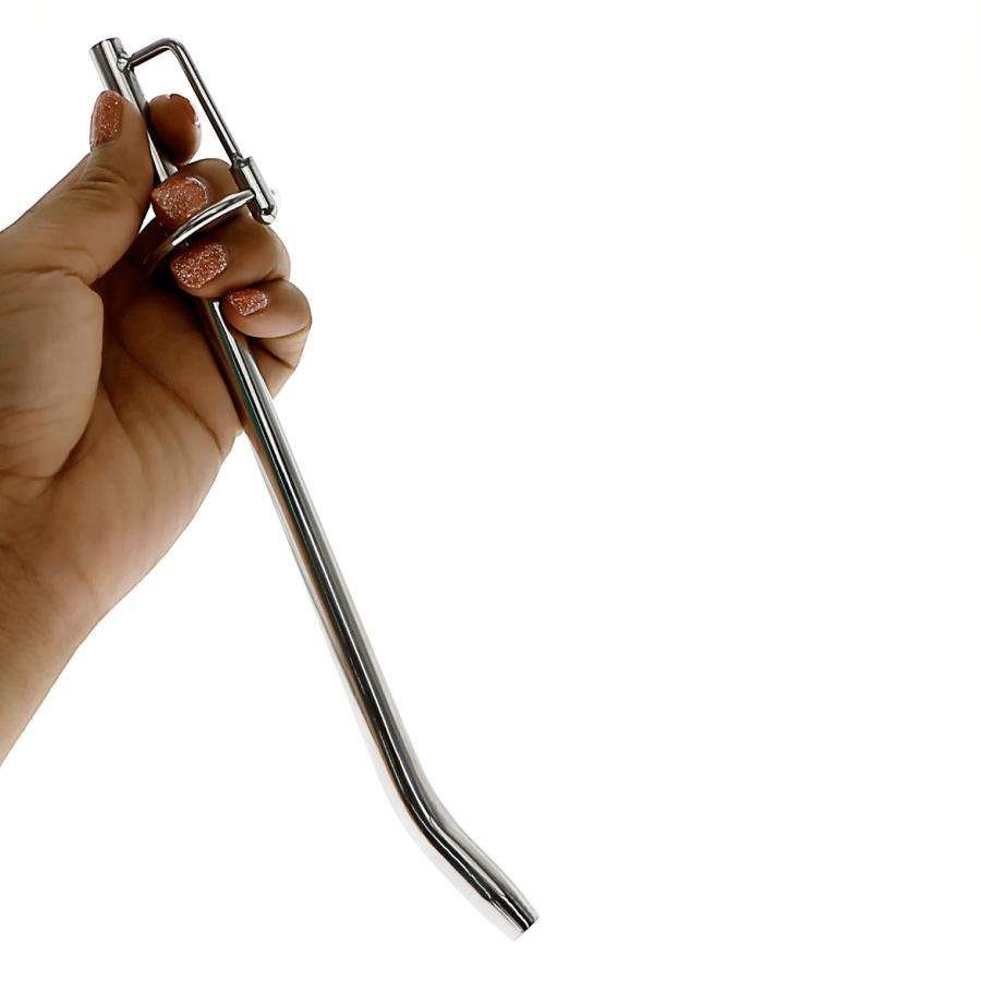 UP09 - Curved Hollow Sound with Glans Ring - Oxy-shop