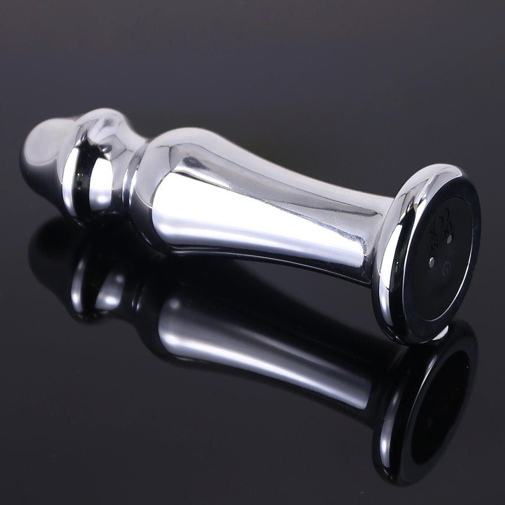 Vibrating Butt Plug - Metal - 4 Designs - Oxy-shop