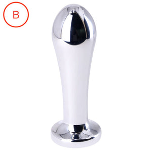 Vibrating Butt Plug - Metal - 4 Designs - Oxy-shop