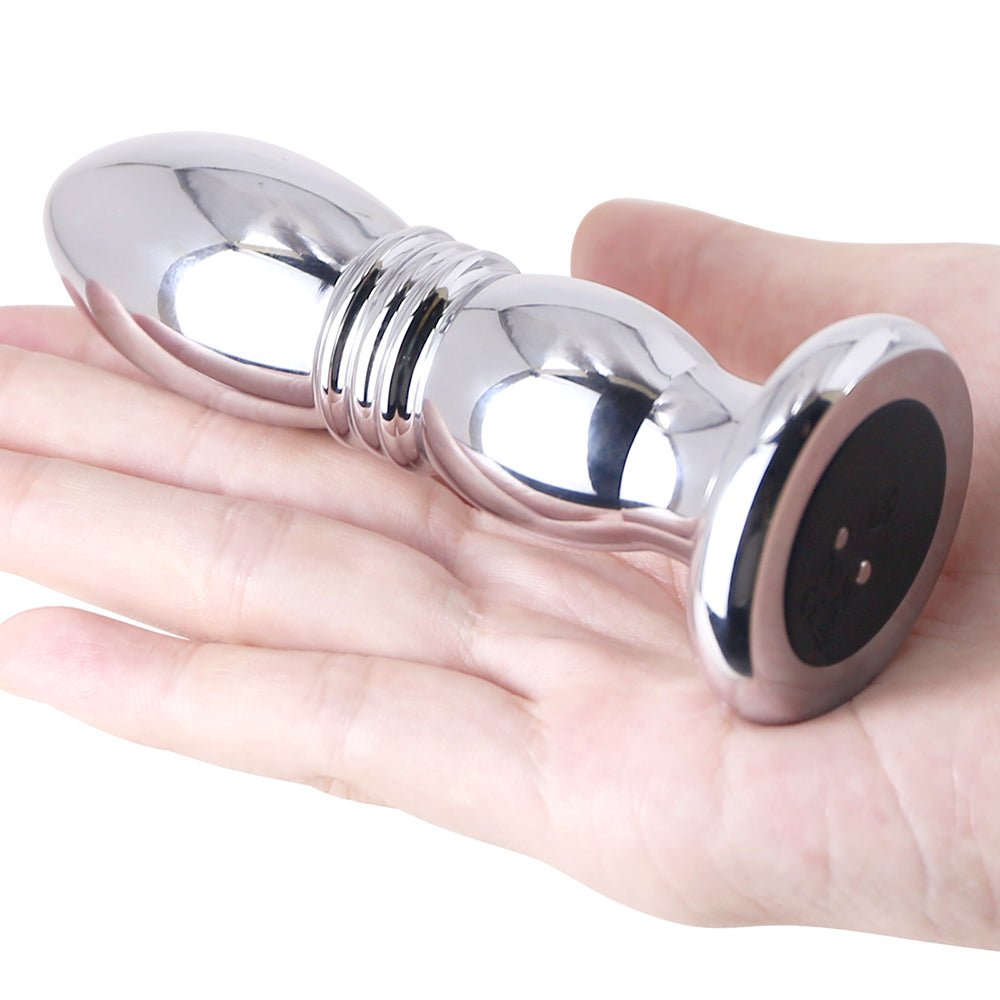 Vibrating Butt Plug - Metal - 4 Designs - Oxy-shop