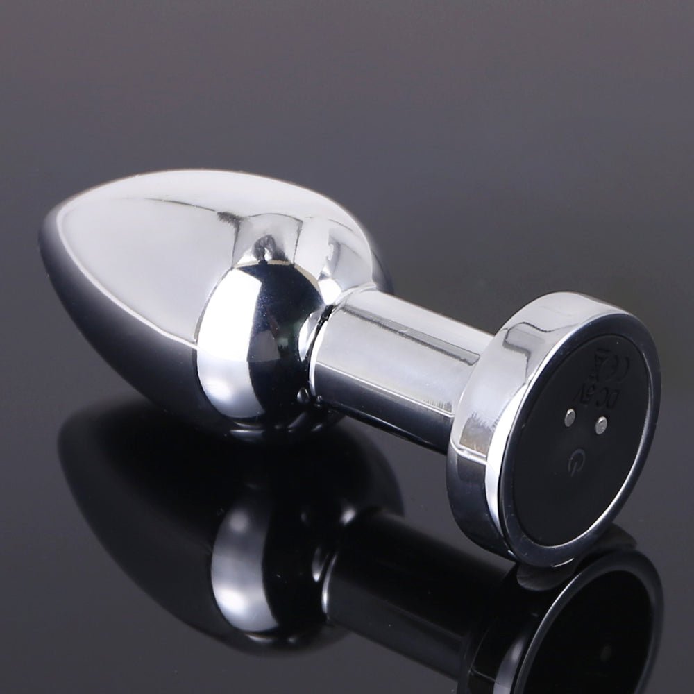 Vibrating Butt Plug - Metal - 4 Designs - Oxy-shop