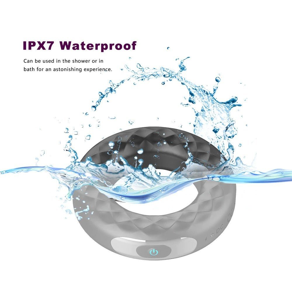 Vibrating Cock Ring - 10 Speeds - Oxy-shop