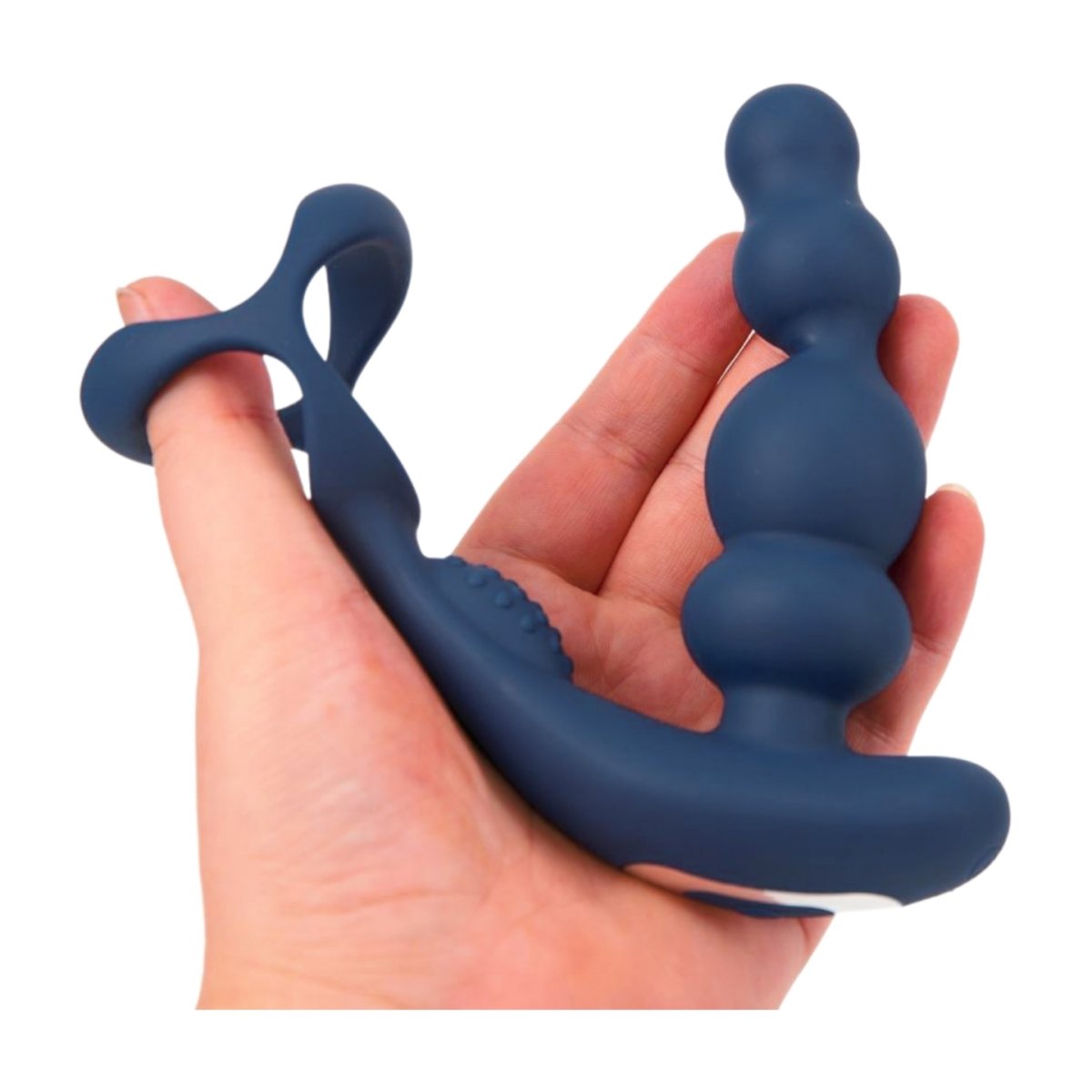 Vibrating Prostate Plug with Cock Ring - Oxy-shop