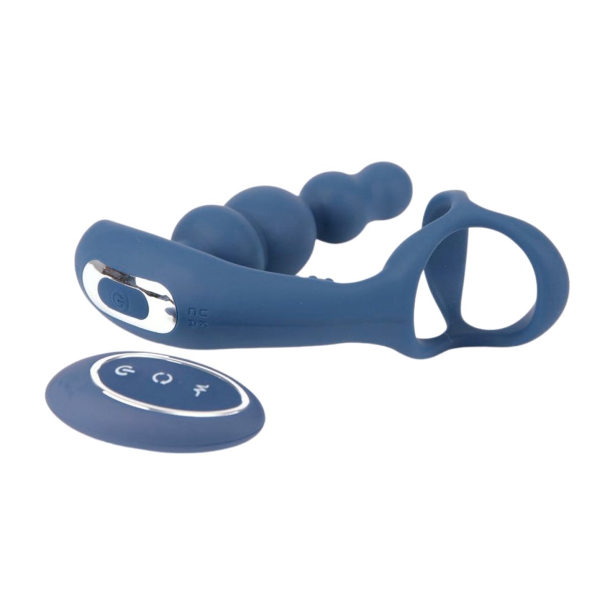 Vibrating Prostate Plug with Cock Ring - Oxy-shop